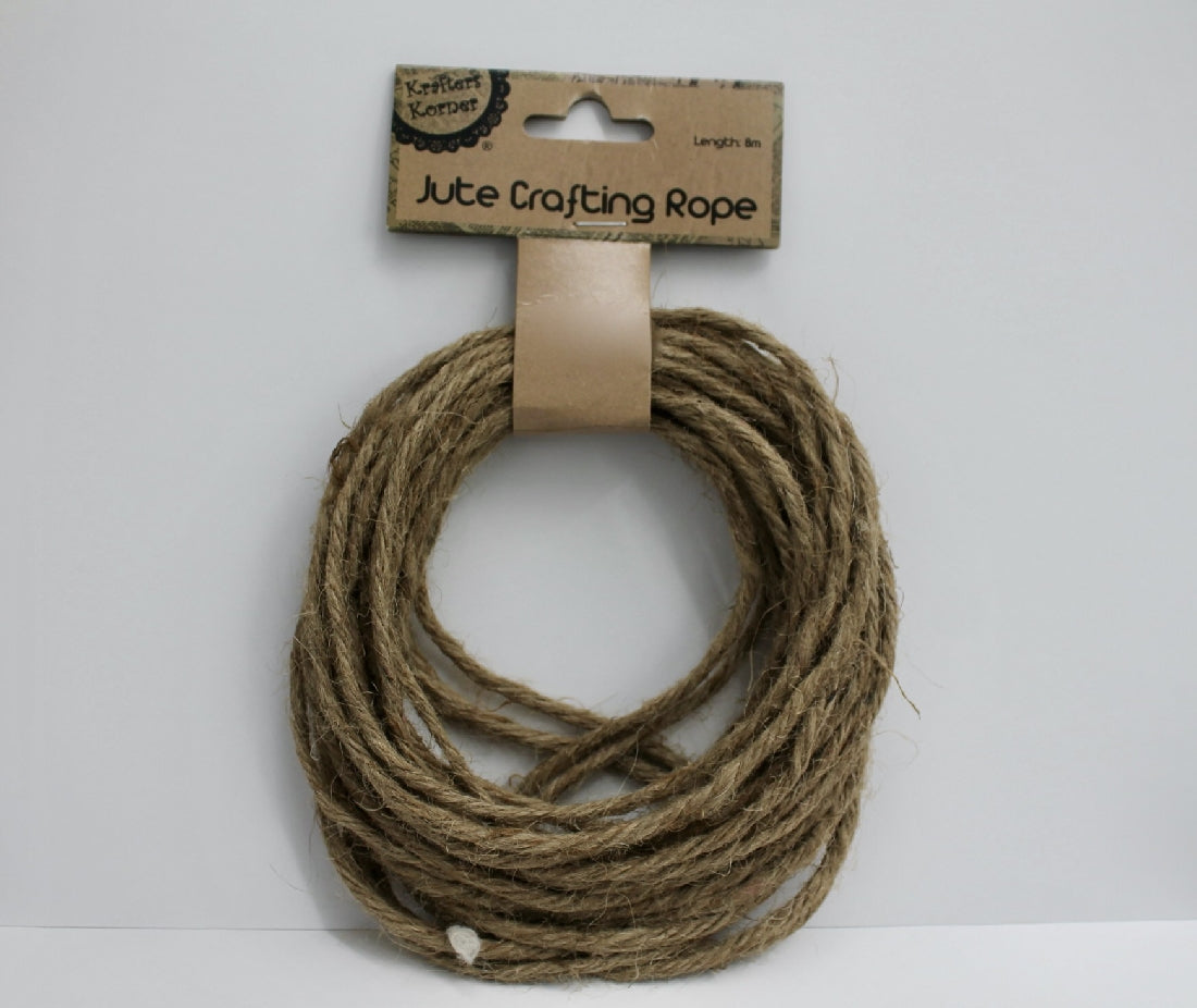 Jute Crafting Rope 8m