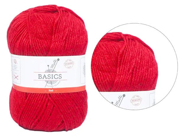 Super Blend Basic Yarn 100g Red