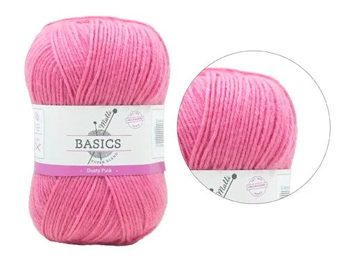 SUPER BLEND BASIC YARN 100g DUSTY PINK