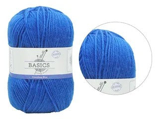 SUPER BLEND BASIC YARN 100g CORNFLOUR BLUE