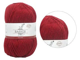 SUPER BLEND BASIC YARN 100g CLARET RED