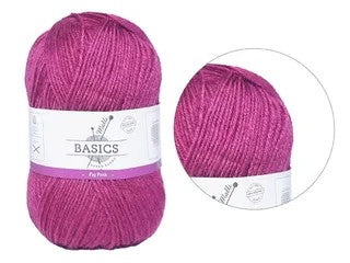 SUPER BLEND BASIC YARN 100g FIG PINK