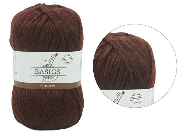 Super Blend Basic Yarn 100g Cappucino