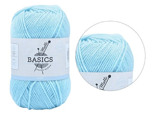 SUPER BLEND BASIC YARN 100G - ARCTIC