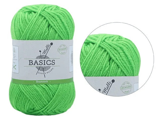 SUPER BLEND BASIC YARN 100G - SHAMROCK