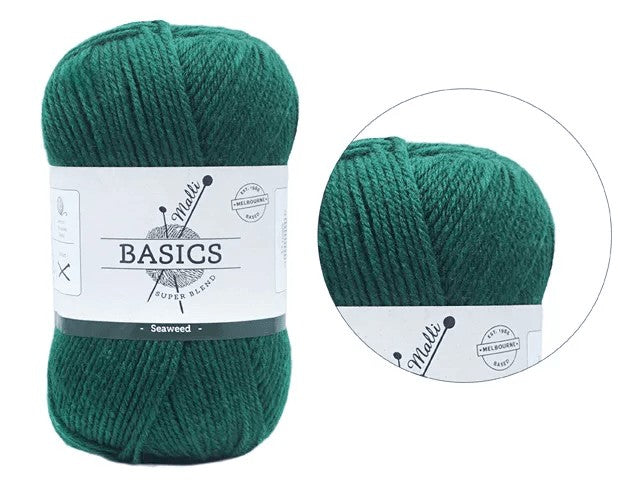 SUPER BLEND BASIC YARN 100G - SEAWEED