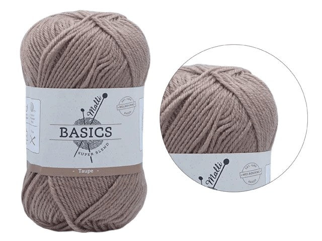 SUPER BLEND BASIC YARN 100G - TAUPE