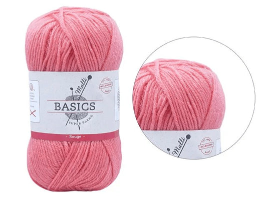 SUPER BLEND BASIC YARN 100G - ROUGE