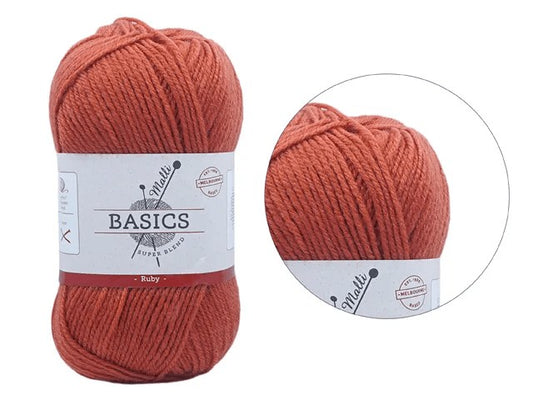 SUPER BLEND BASIC YARN 100G - RUBY