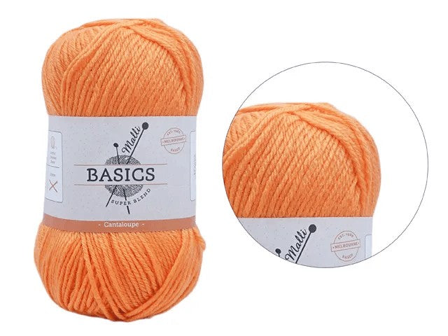 SUPER BLEND BASIC YARN 100G - CANTALOUPE