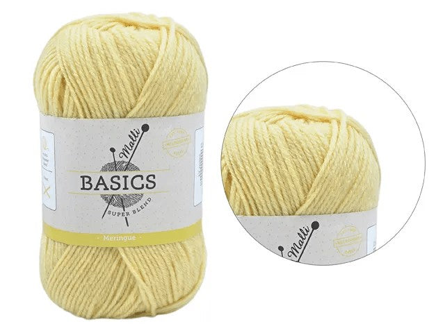 SUPER BLEND BASIC YARN 100G - MERINGUE