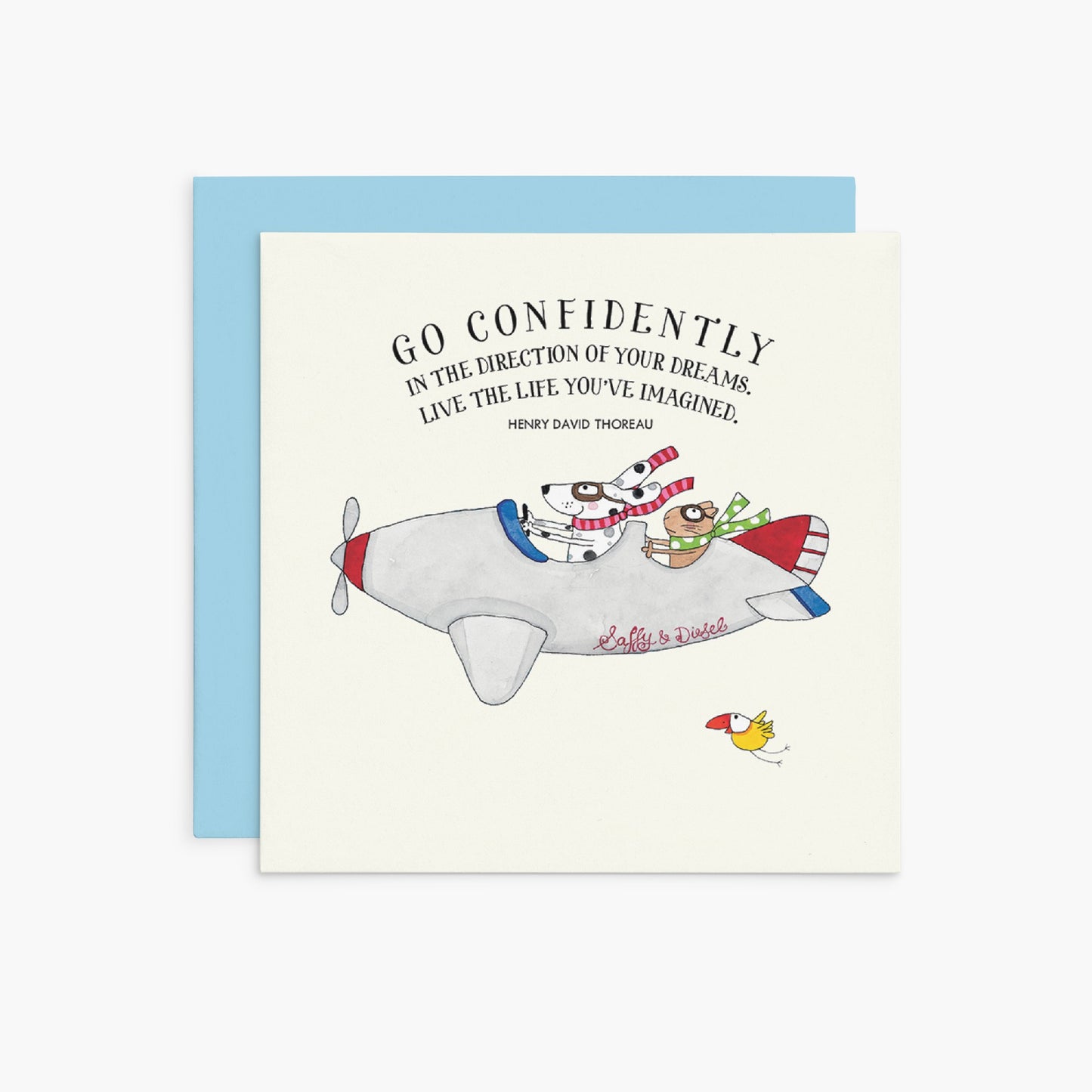 Go confidently - Twigseeds Greeting Card