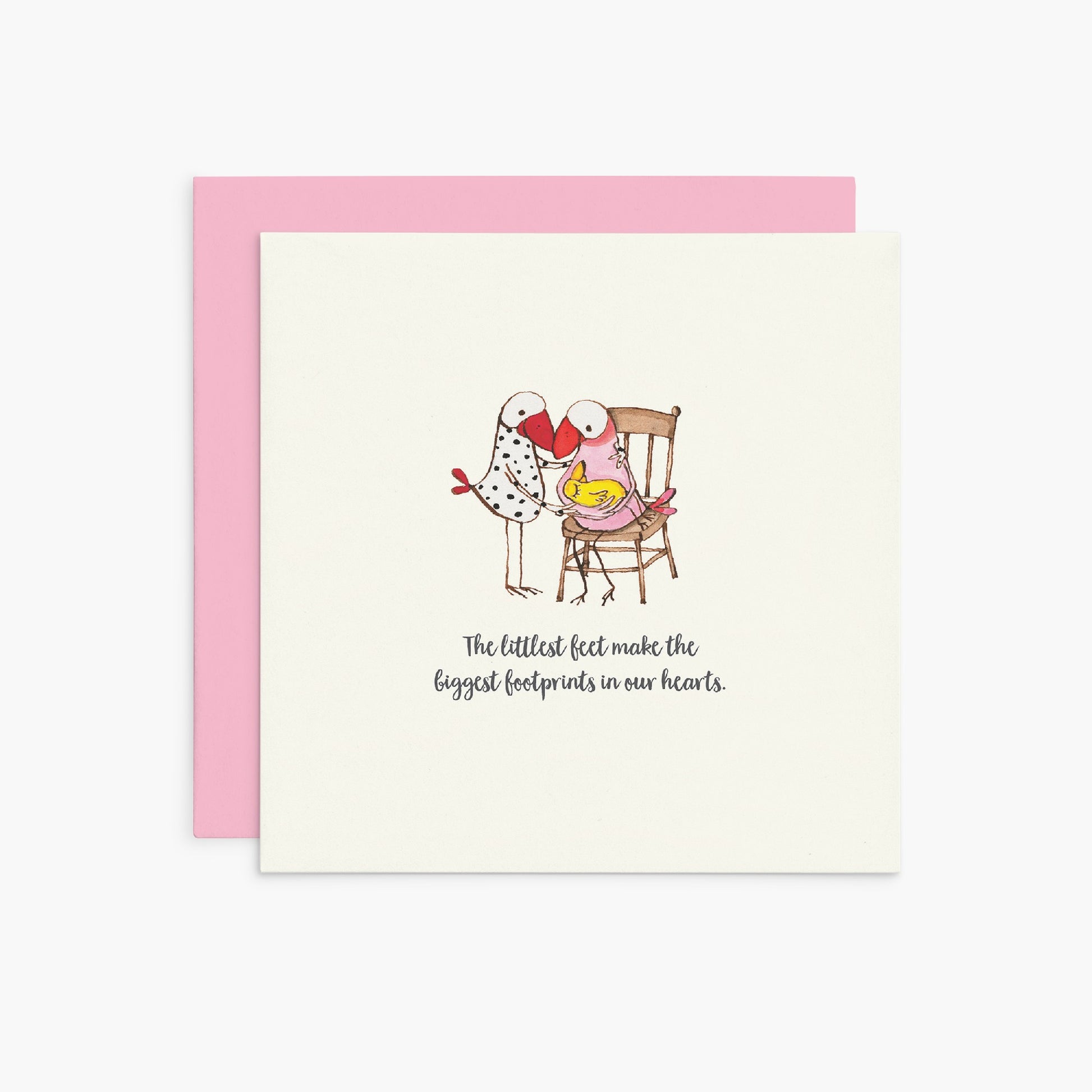 The littlest feet - Twigseeds Greeting Card