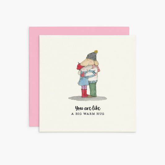 A big warm hug - Twigseeds Friendship Card