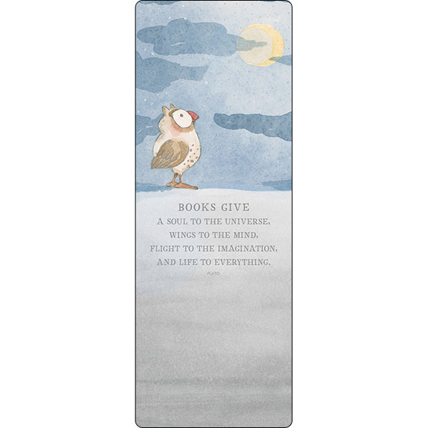 Books give a soul - Bookmark