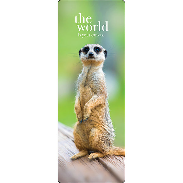 The world is your canvas - Bookmark