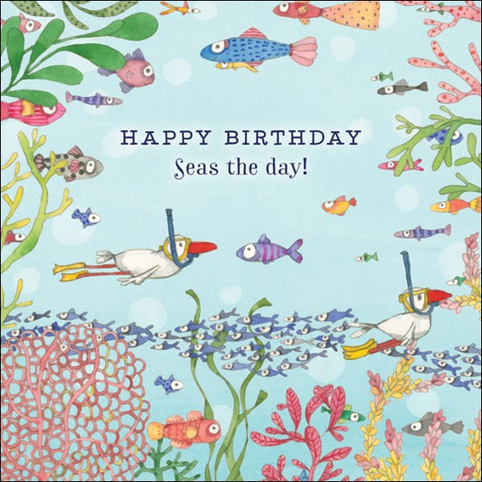 Seas the day - Twigseeds Greeting Card
