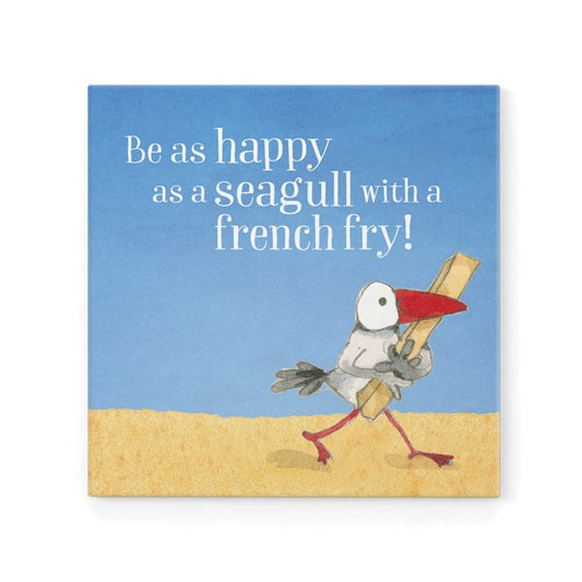 Be as happy as a seagull Magnet