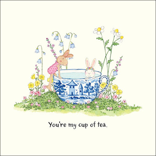 You`re my cup of tea - Twigseeds Greeting Card