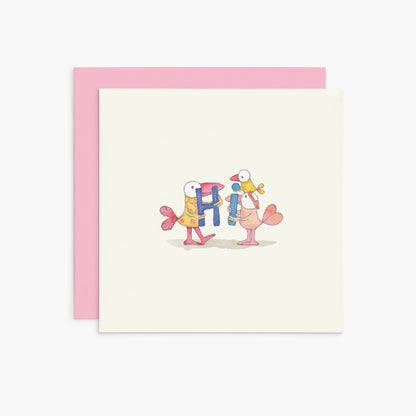 Hi - Twigseeds greeting card