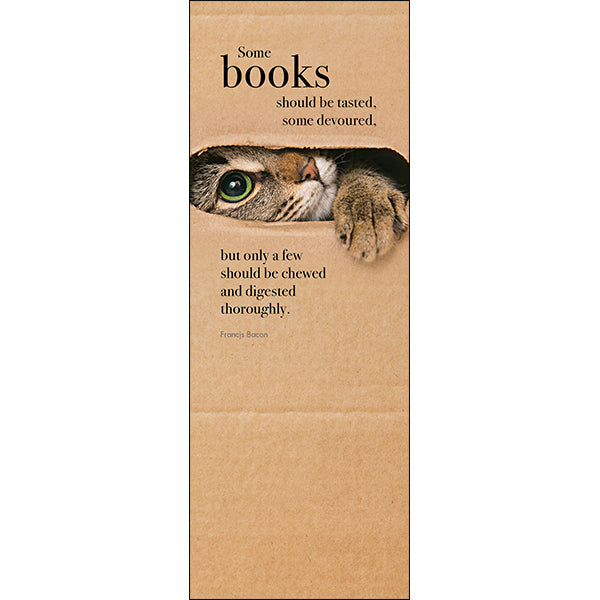 Some books should be tasted - Bookmark