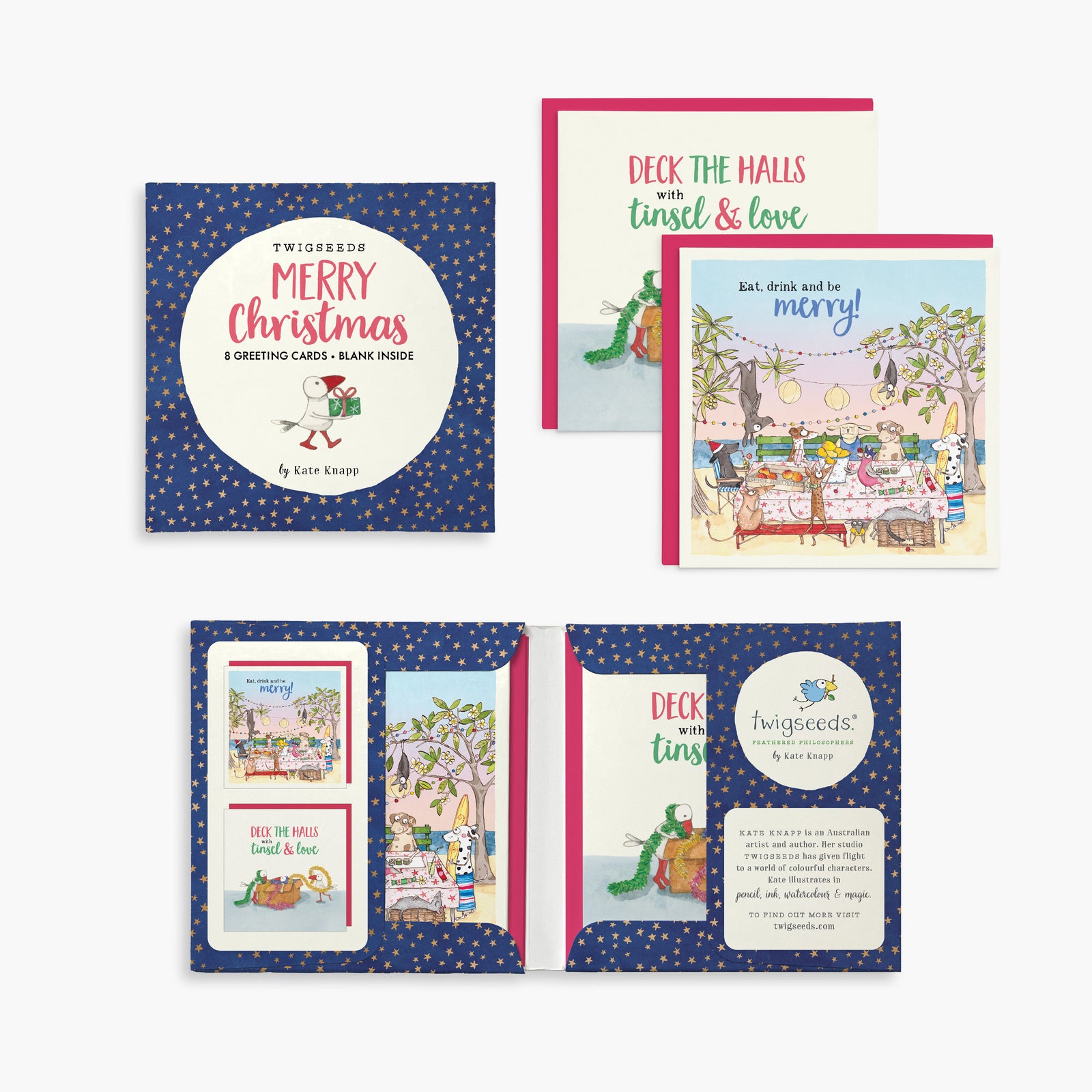 Twigseeds Merry Christmas Card Set