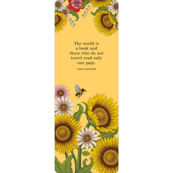 The world is a book - Bee Bookmark