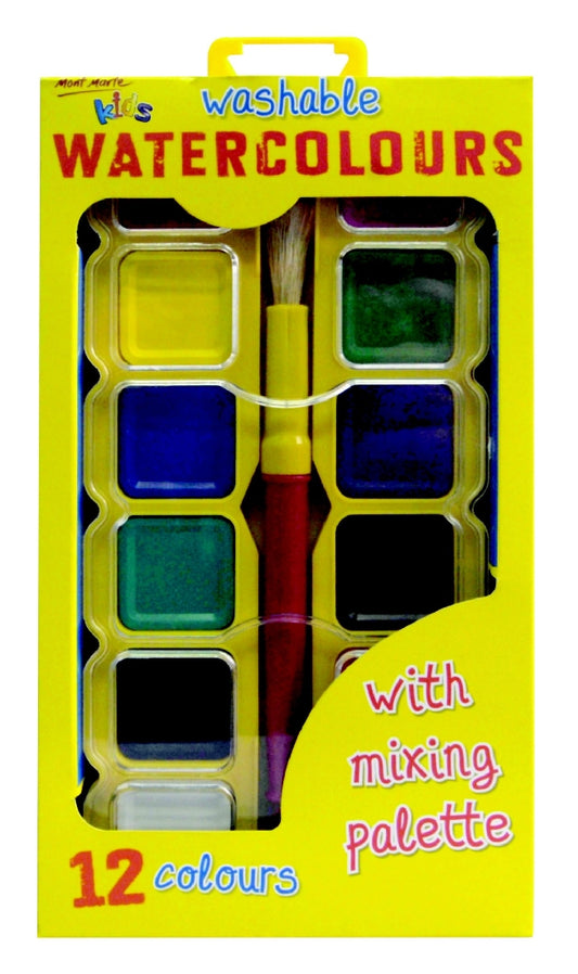 M.M. Kids Colour Watercolour Block Set 14pce