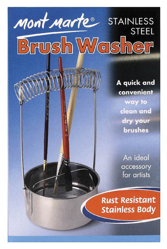 M.M. BRUSH WASHER STAINLESS STEEL