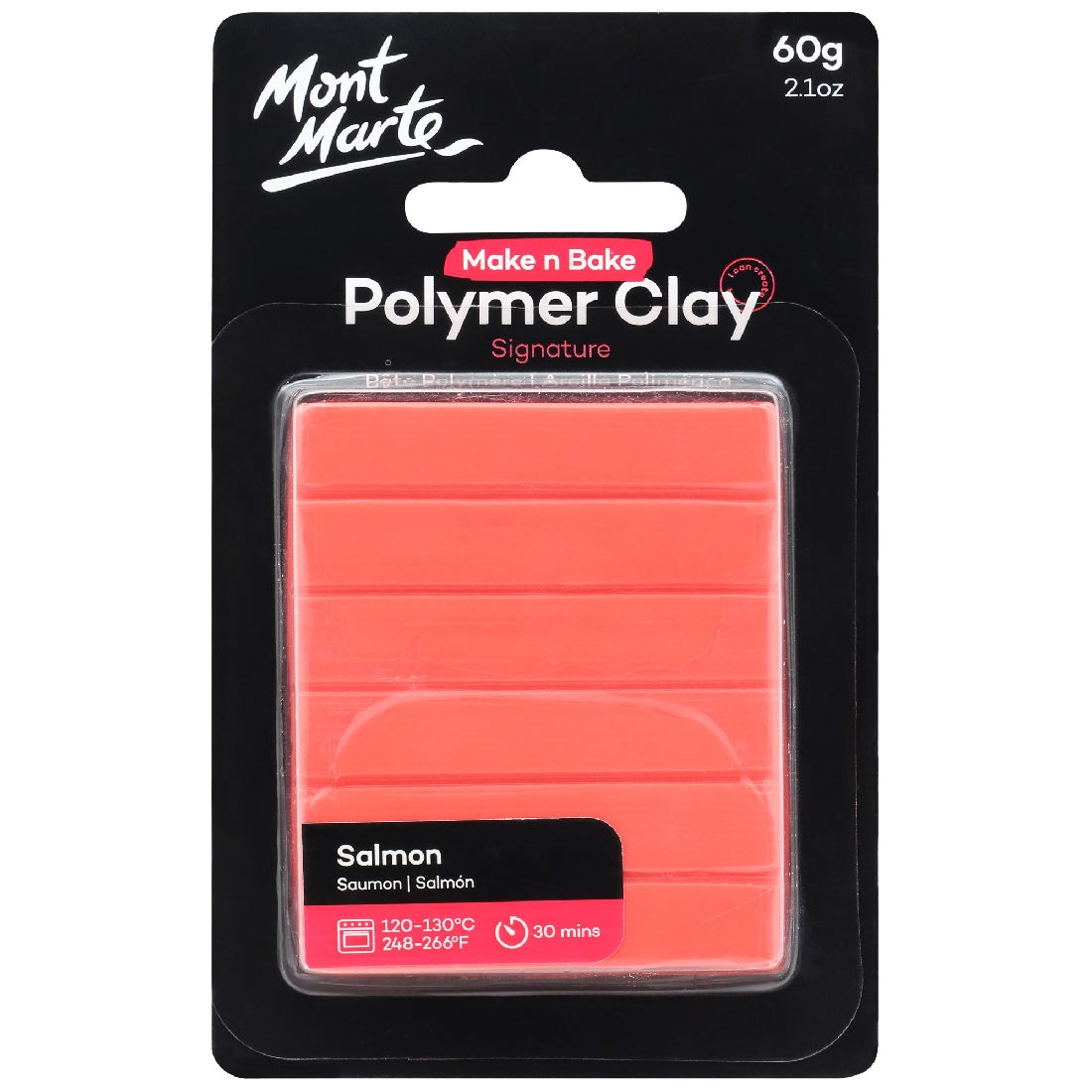 M.M. Polymer Clay 60g Salmon