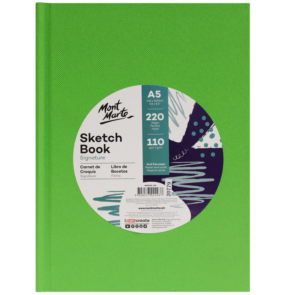 M.M. Sketchbook Hard Cover 220pges