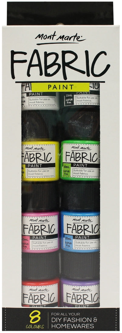M.M. Fabric Paint 8 X 20ml