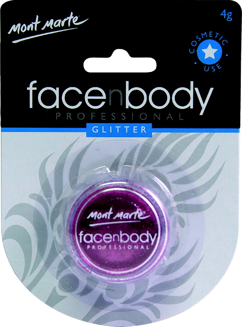 M.M. Face N Body Glitter 4g Pink