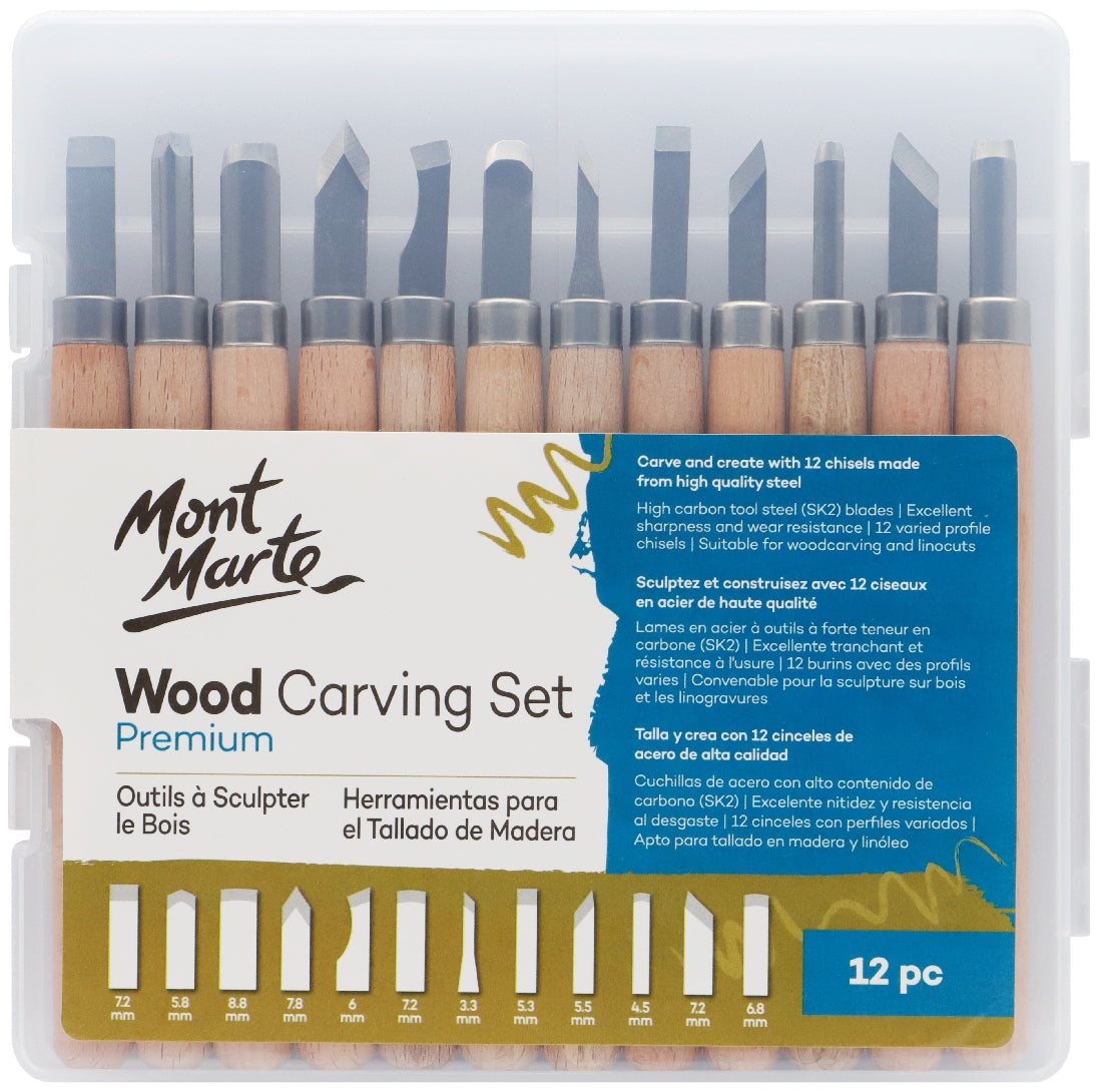 M.M. Wood Carving Set 12pc