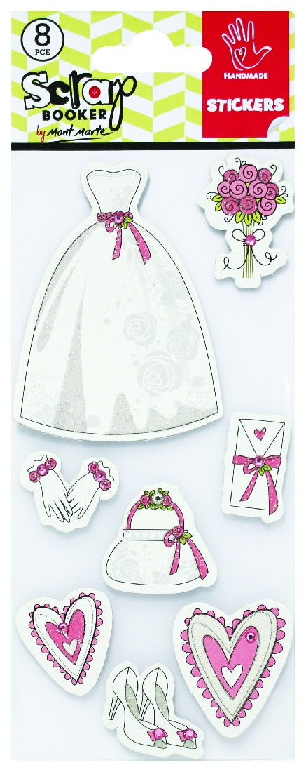 M.M. Stickers - Wedding Bridalwear 8pce