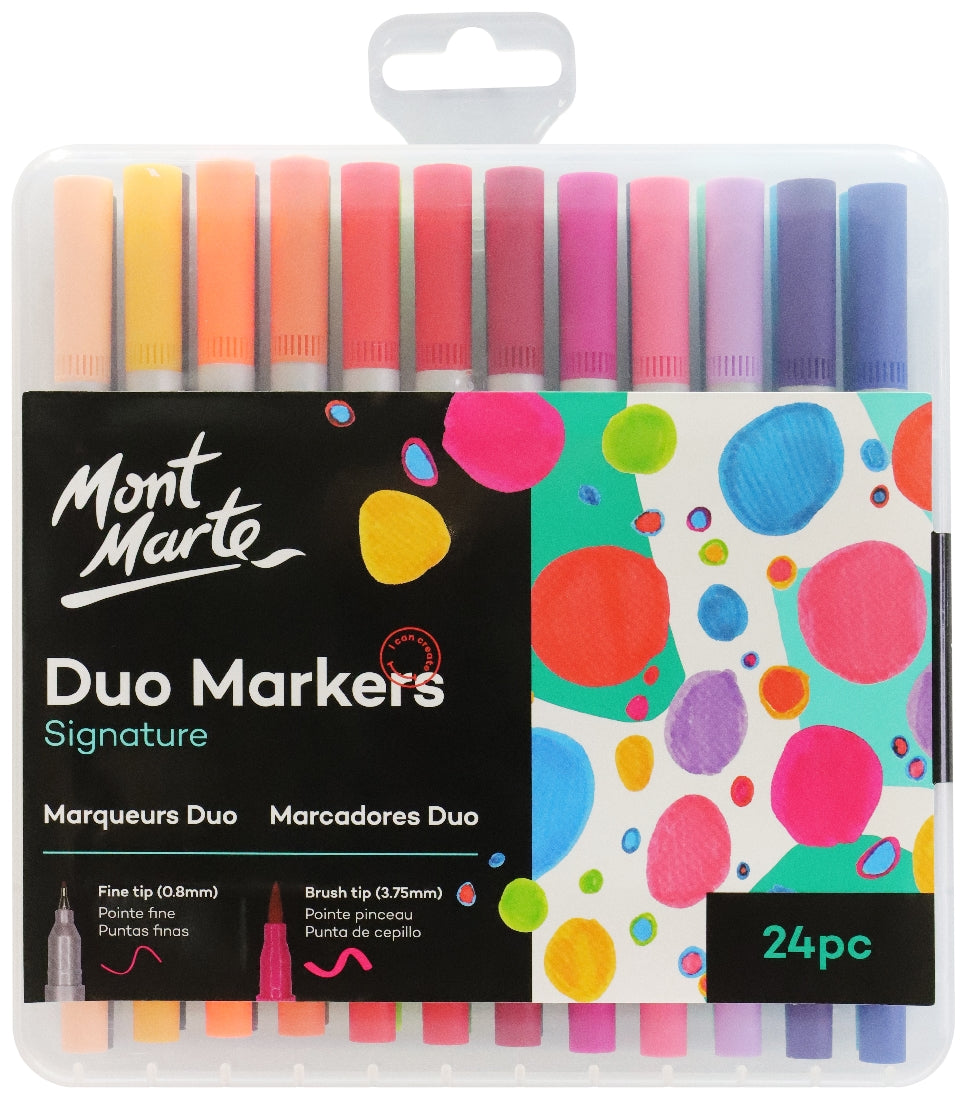 M.M. Adult Duo Markers 24pces