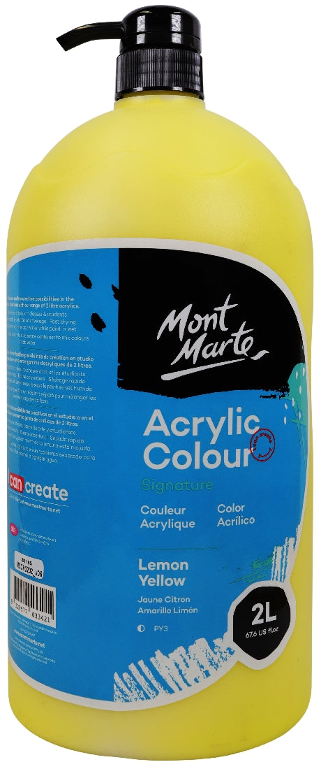 M.M. Studio Acrylic 2l Lemon Yellow