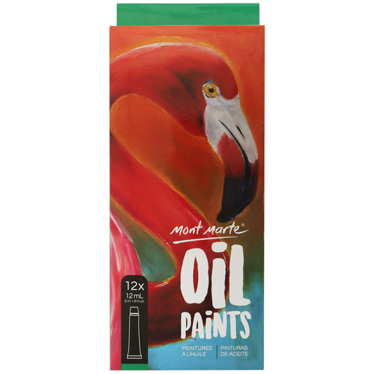 M.M. Oil Paints 12ml 12 Pk