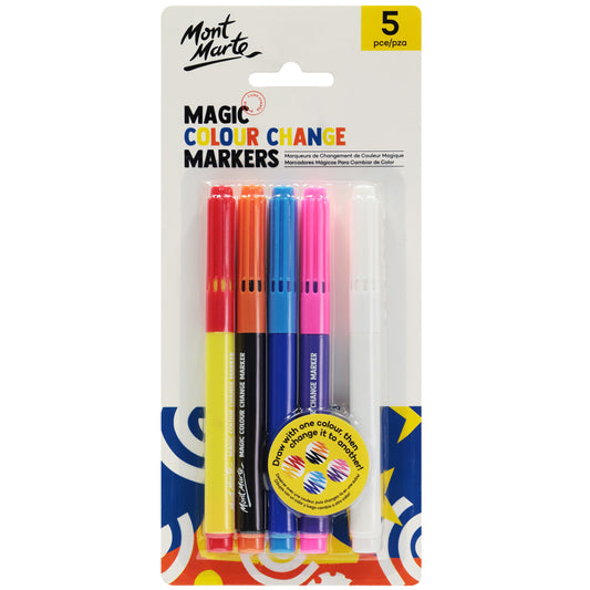 M.M. Magic Colour Change Markers 5pc