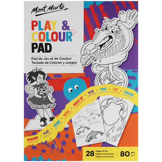 M.M. Play And Colour Pad A4