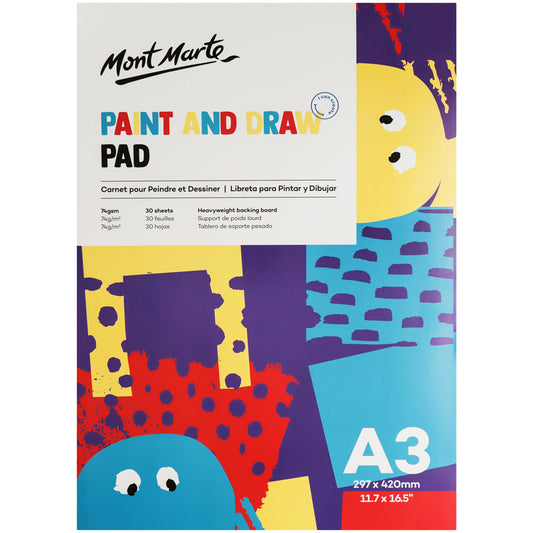 M.M. Paint & Draw Pad A3