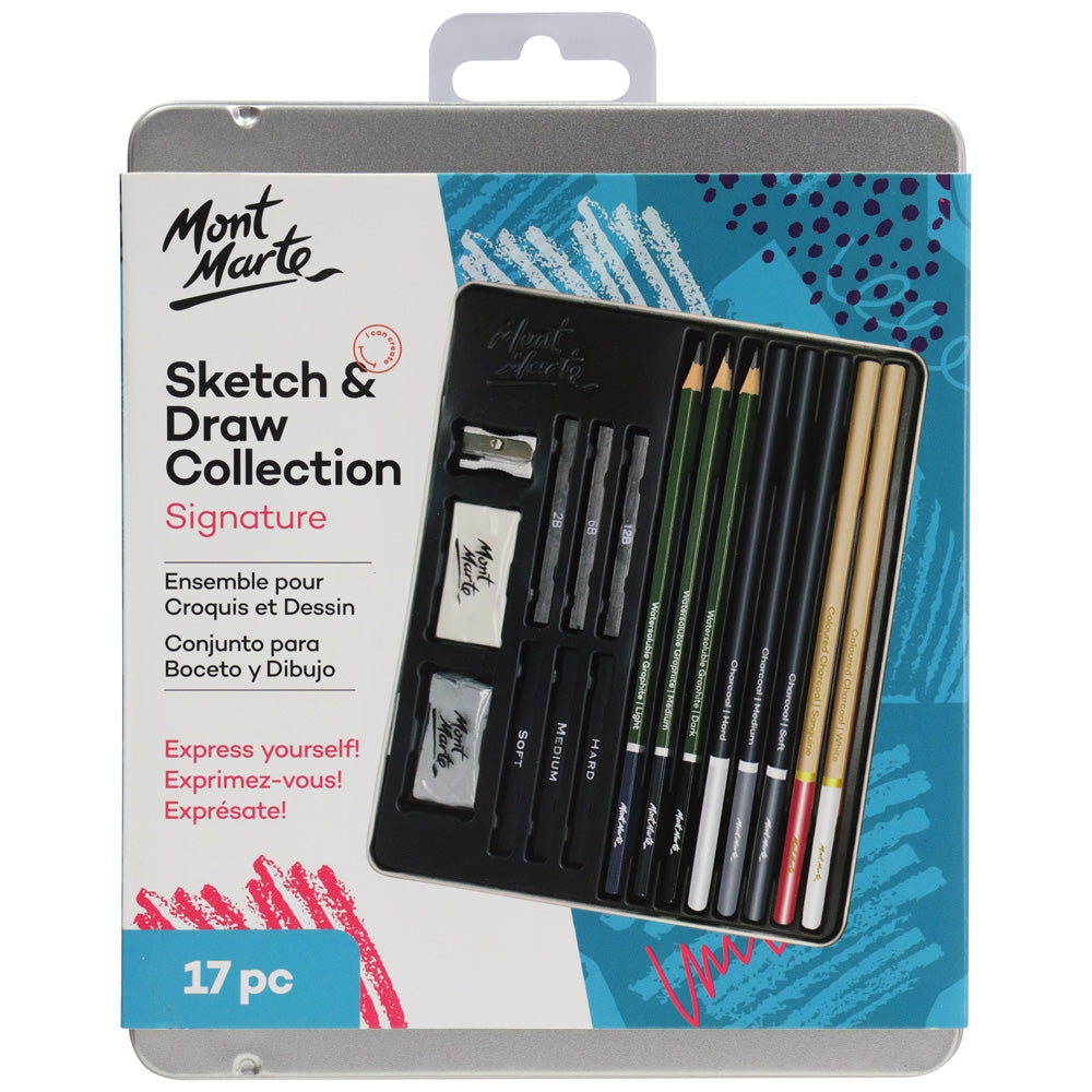 M.M. Signature Sketching Mixed Media 17pc