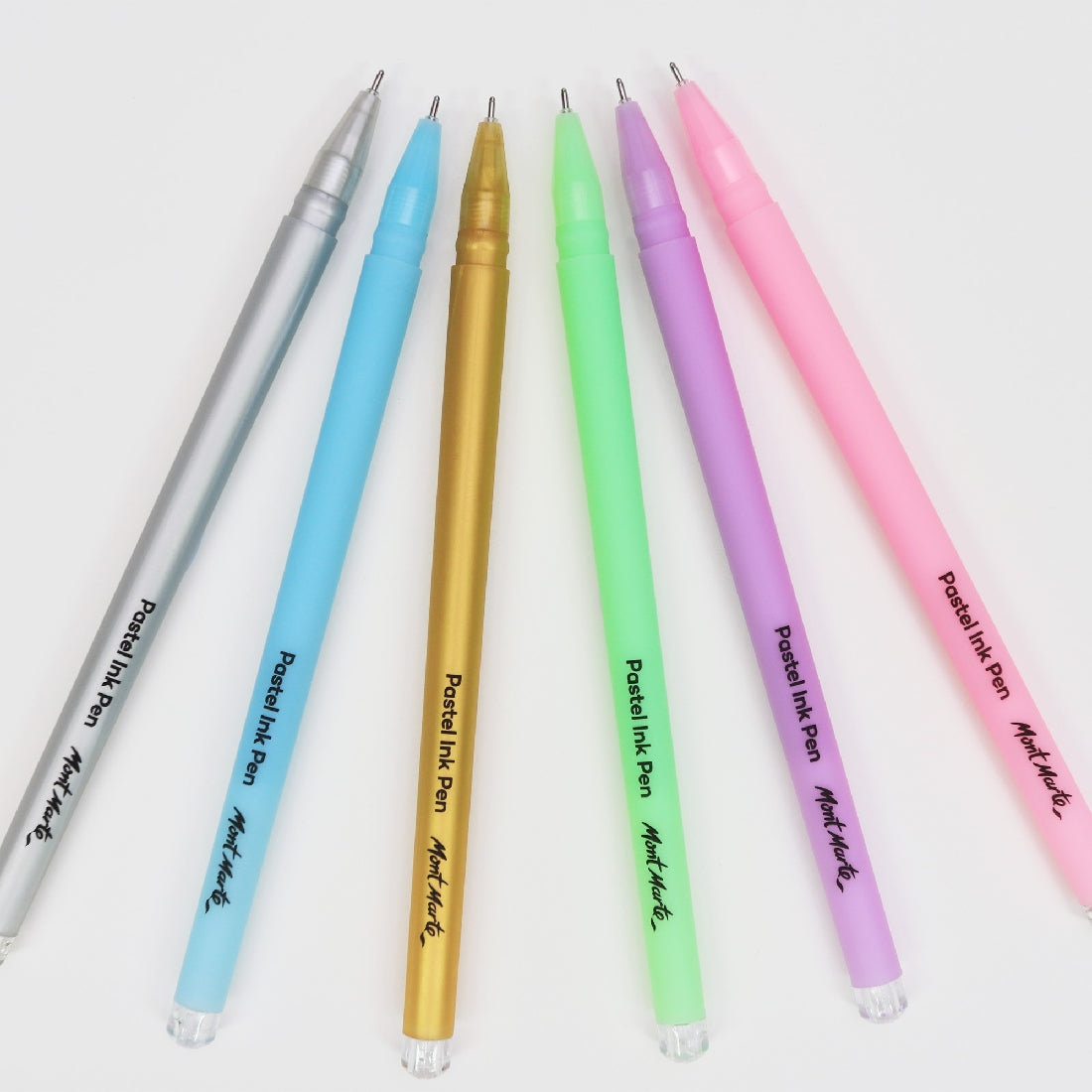 M.M. Pastel Ink Pens Fine Tip 6pc