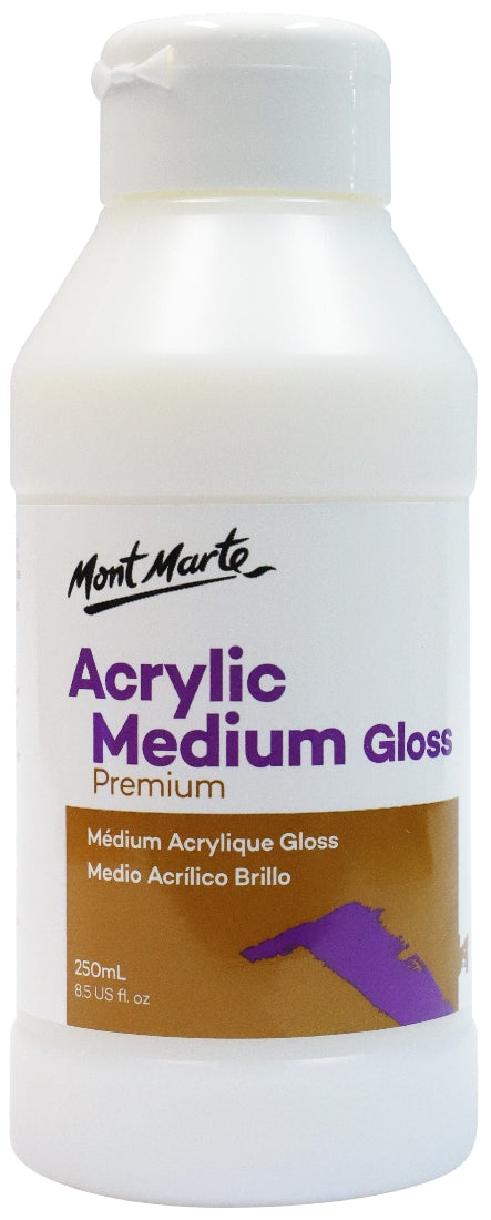 M.M. Acrylic Medium Gloss 250ml