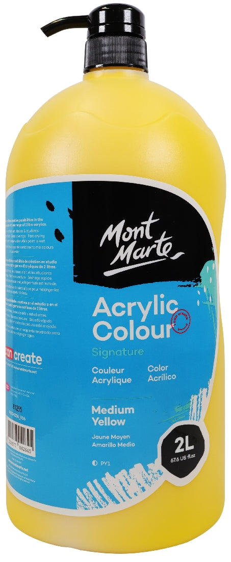 M.M. Studio Acrylic 2l Medium Yellow