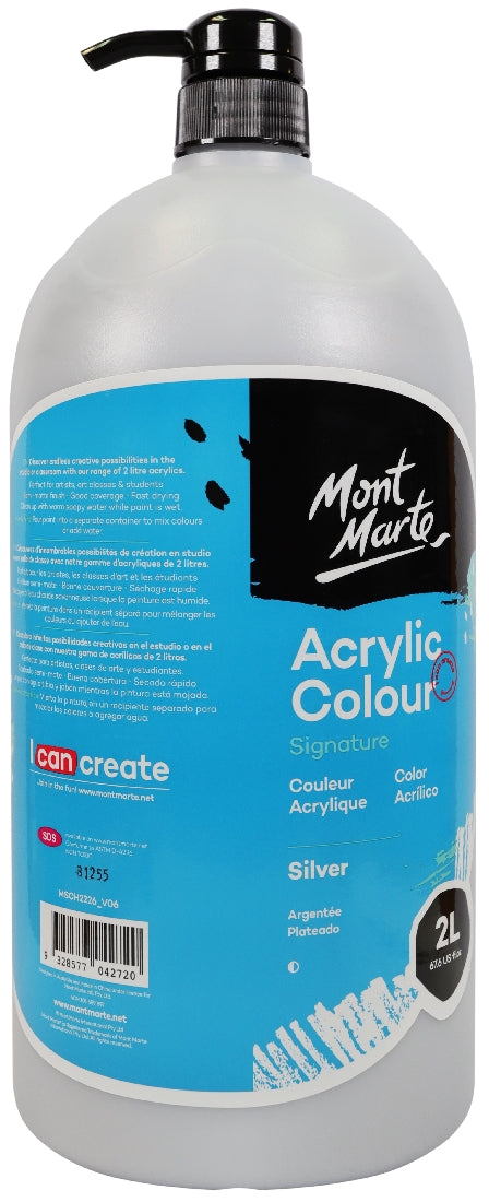 M.M. Studio Acrylic 2l Silver