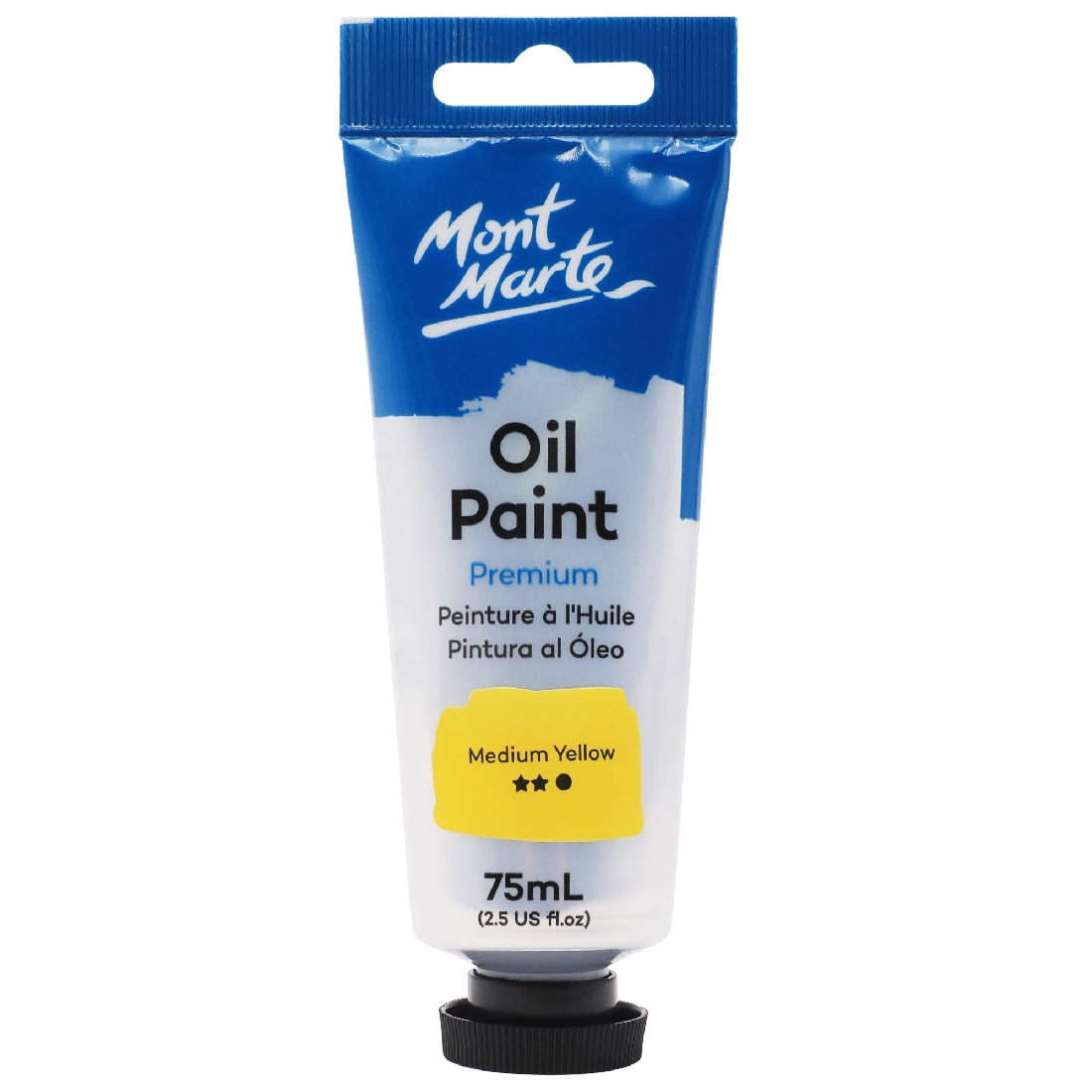 M.M. Oil Paint 75ml - Medium Yellow