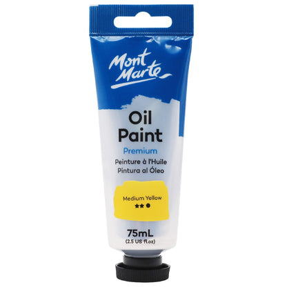 M.M. Oil Paint 75ml - Medium Yellow