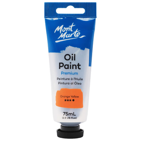 M.M. Oil Paint 75ml - Orange Yellow