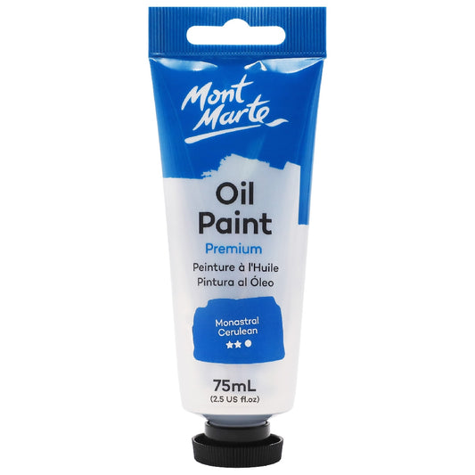 M.M. Oil Paint 75ml - Monastral Cerulean
